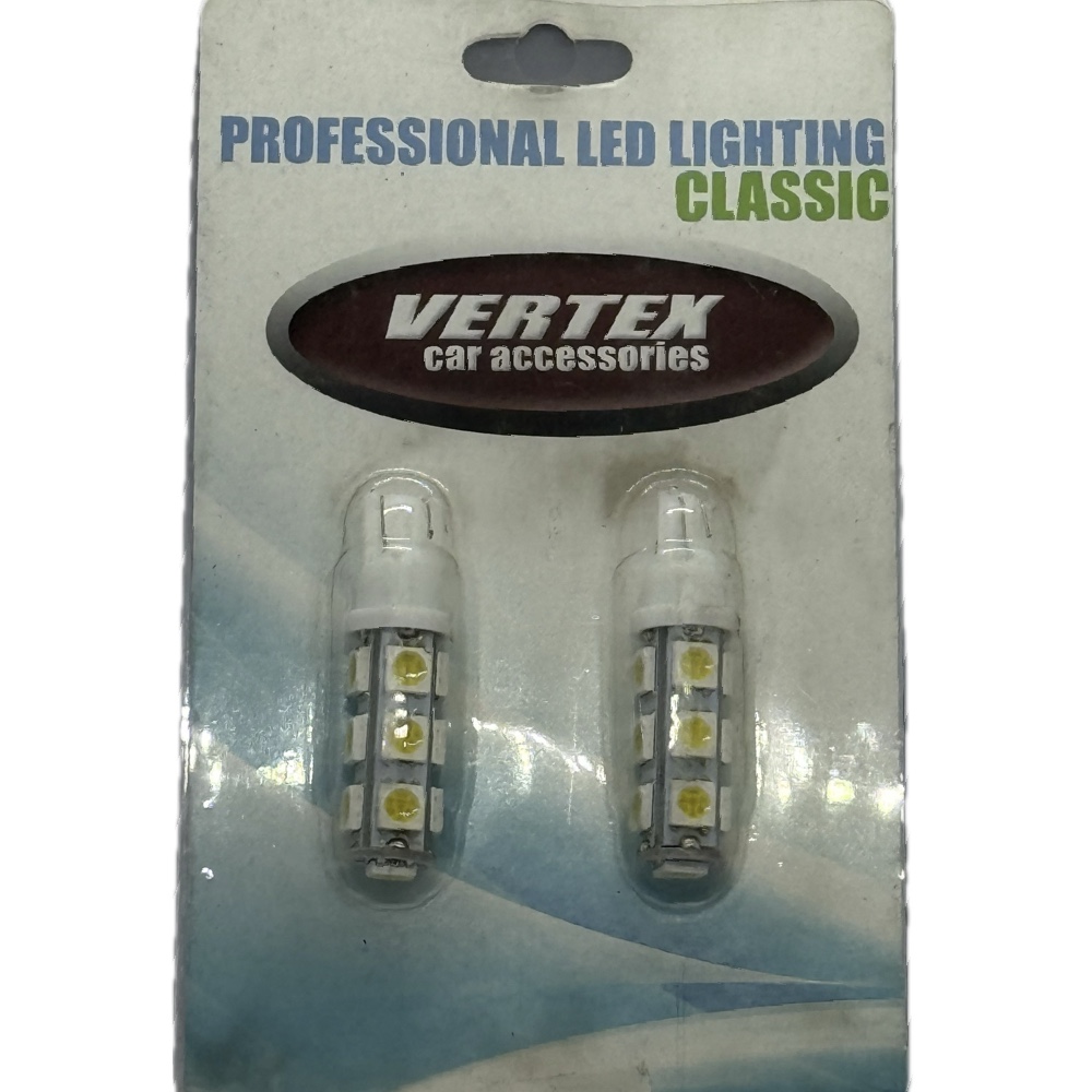 Tanie Zarowki LED CLASSIC T10 W5W 13xSMD 5050 12V zestaw 2szt Hurtownia Sklep Tarnow Żarówki LED CLASSIC T10 W5W 13xSMD 5050 12V 2szt - obrazek 2