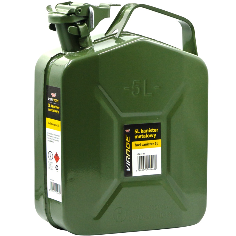 VIRAGE Kanister metalowy 5L rezerwowy do paliwa Hurtownia Sklep Tarnow VIRAGE Kanister metalowy 5L rezerwowy do paliwa