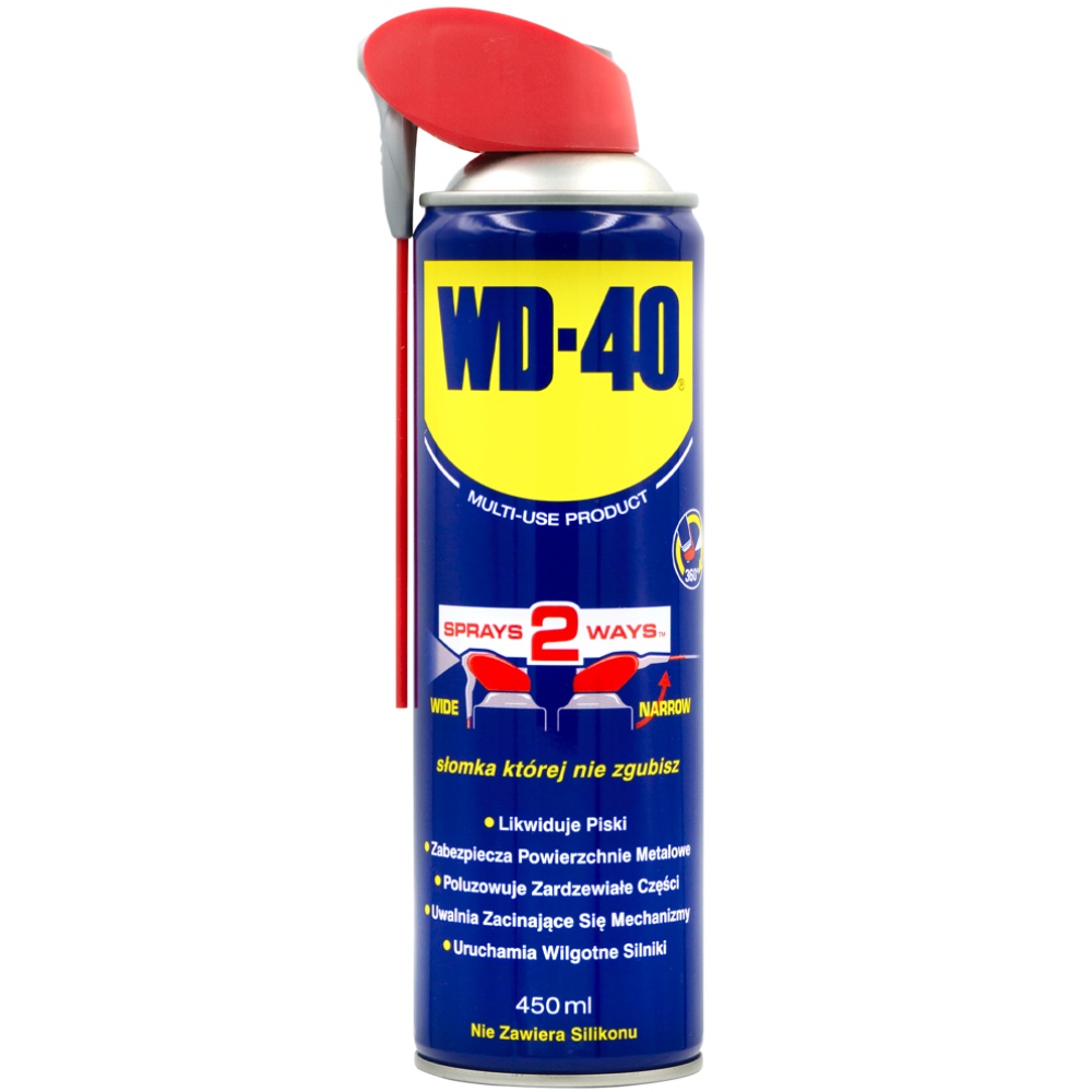 WD 40 Preparat wielofunkcyjny 450ml z aplikatorem Hurtownia Sklep Tarnow WD-40 Preparat wielofunkcyjny 450ml z aplikatorem