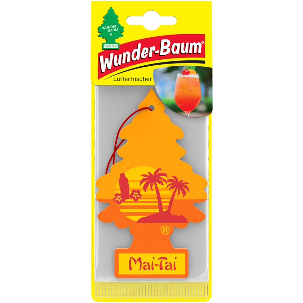 WUNDER BAUM MAI TAI Choinka zapachowa owocowy koktajl na plazy Hurtownia Sklep Tarnow WUNDER-BAUM MAI-TAI Choinka zapachowa owocowy koktajl na plaży