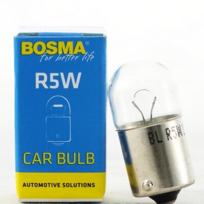 BOSMA 12V 5W R5W BA15s 18x37mm żarówka w kartoniku
