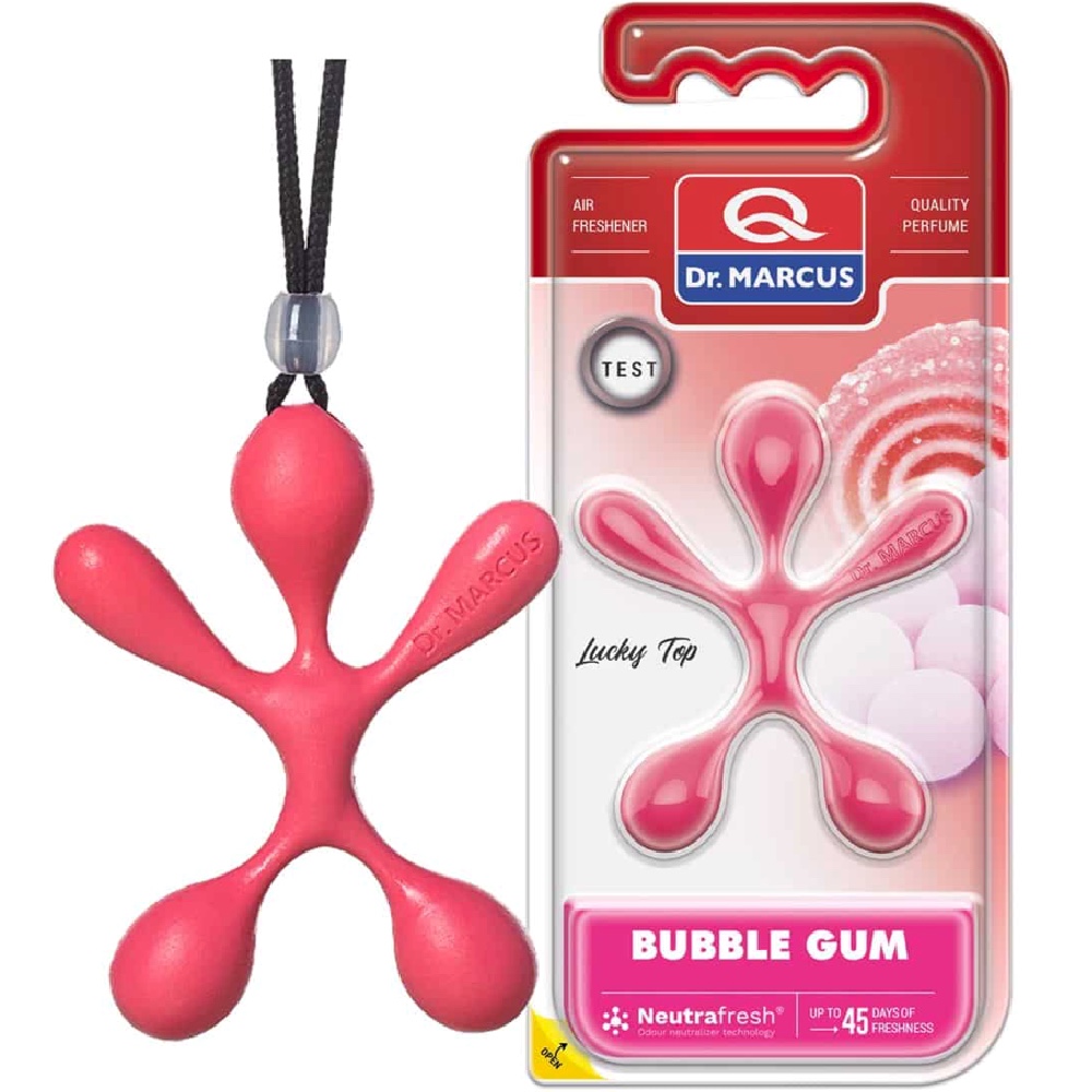 DR MARCUS Lucky Top Bubble Gum Zawieszka zapachowa do auta