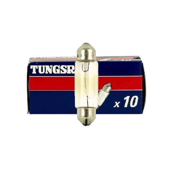 Zarowka 24V 10W rurka SV85 8 TU7580 Żarówka 24V 10W rurka SV8,5/8 TU7580