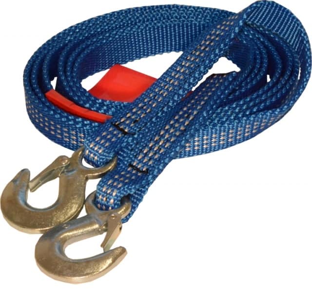 lina tasmowa do 25t Lina holownicza taśmowa z hakami od 1450 do 2500 kg 4m