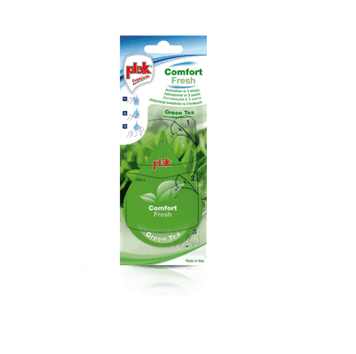 plak comfort fresh green tea PLAK Comfort Fresh Zapachowa zawieszka odświeżająca powietrze